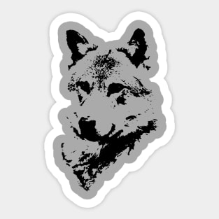 wolf threshold Sticker